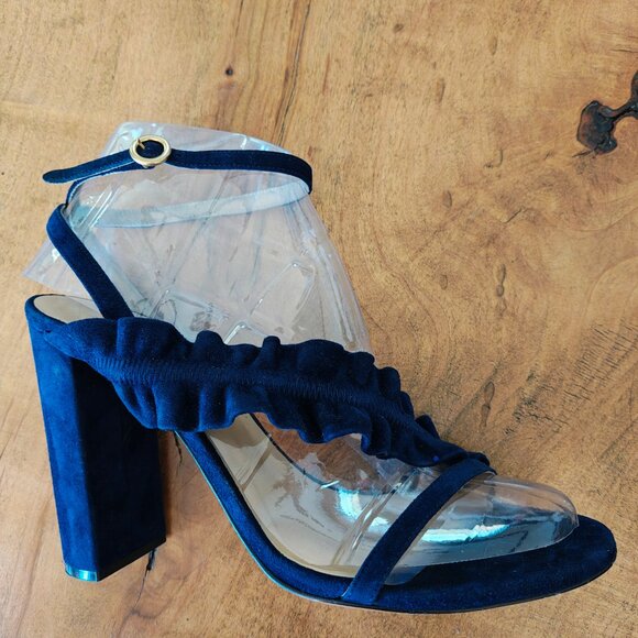 CHLOE Suede Block Heels - Picture 5 of 7